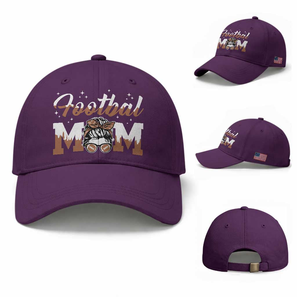 Football Mom Life Baseball Cap Sports Fan Gift For Women