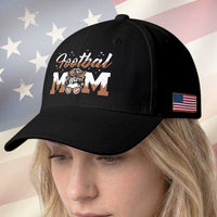 Football Mom Life Baseball Cap Sports Fan Gift For Women