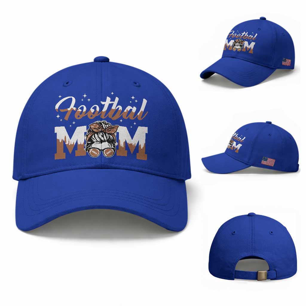 Football Mom Life Baseball Cap Sports Fan Gift For Women