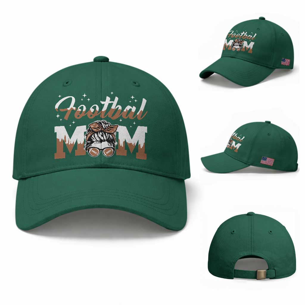 Football Mom Life Baseball Cap Sports Fan Gift For Women