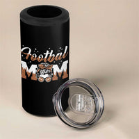 Football Mom Life 4 in 1 Can Cooler Tumbler Sports Fan Gift For Women - Wonder Print Shop