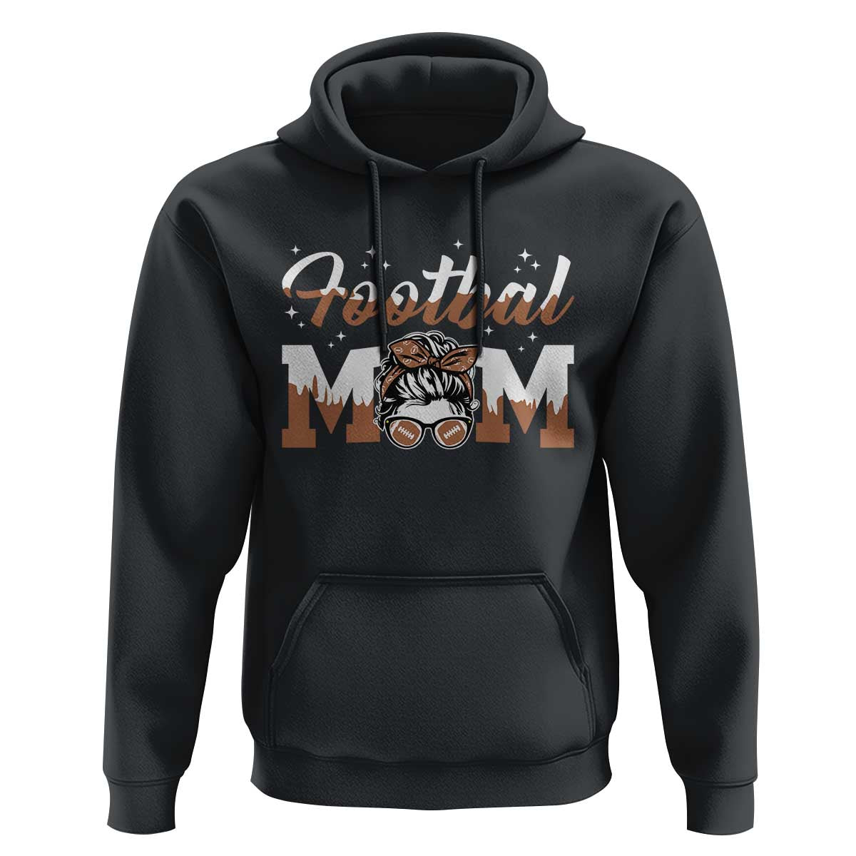 Football Mom Life Hoodie Sports Fan Gift For Women - Wonder Print Shop