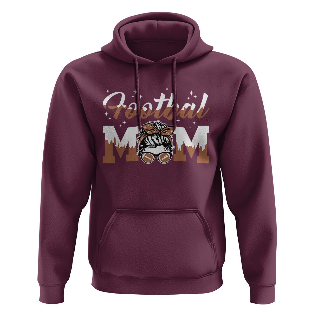 Football Mom Life Hoodie Sports Fan Gift For Women - Wonder Print Shop