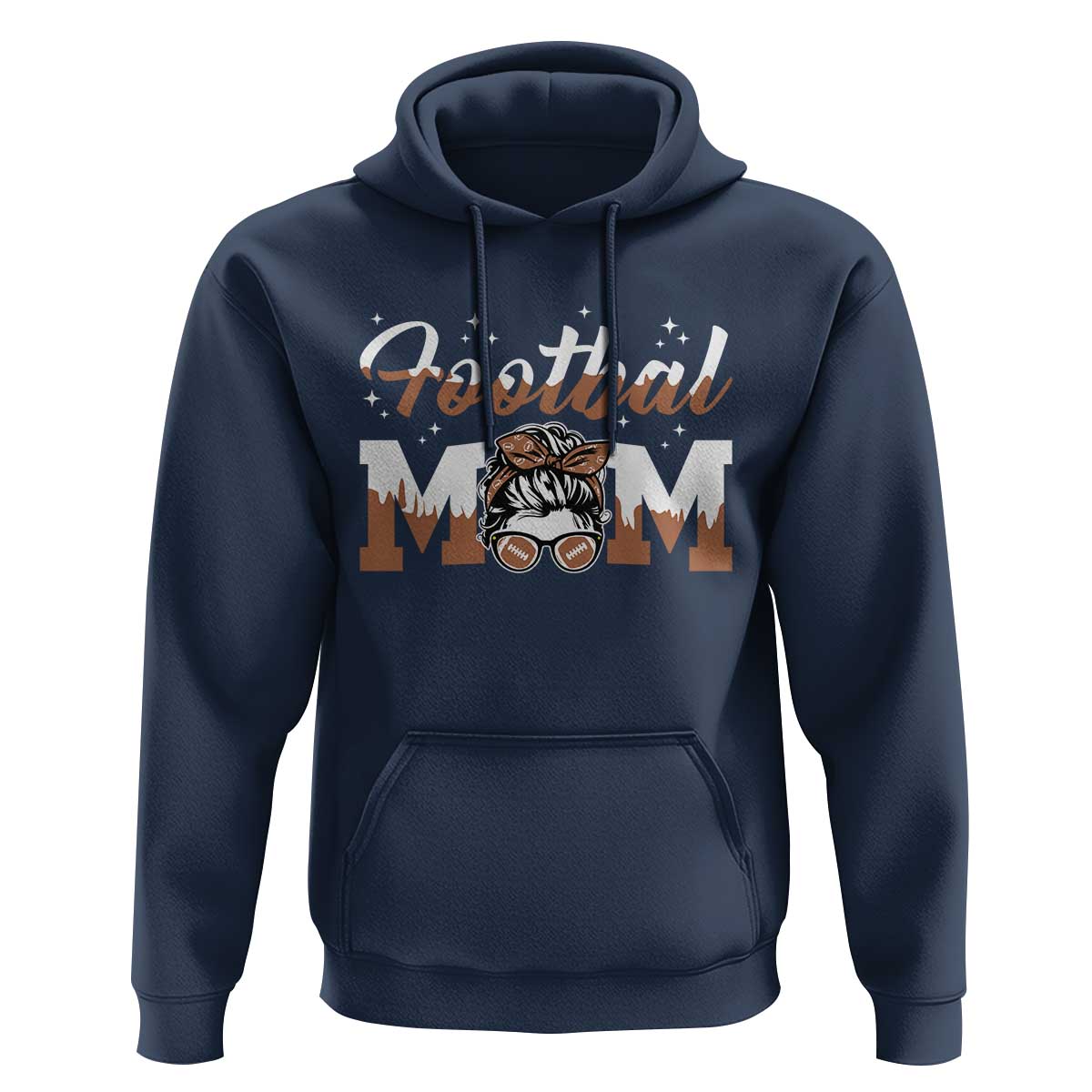 Football Mom Life Hoodie Sports Fan Gift For Women - Wonder Print Shop