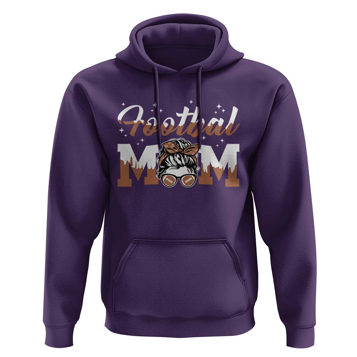 Football Mom Life Hoodie Sports Fan Gift For Women - Wonder Print Shop