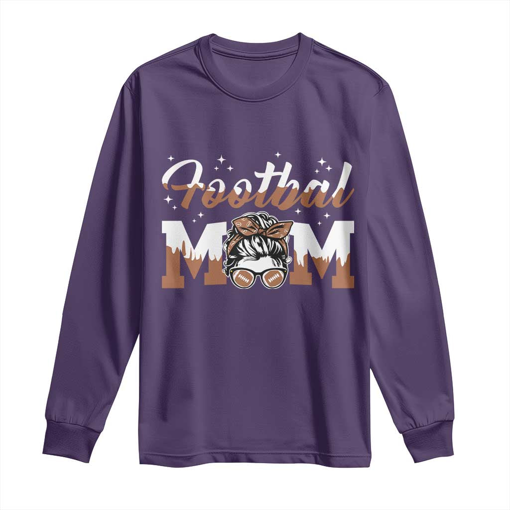 Football Mom Life Long Sleeve Shirt Sports Fan Gift For Women - Wonder Print Shop