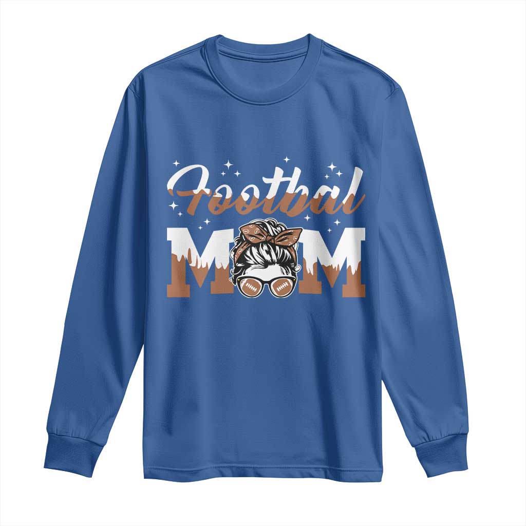 Football Mom Life Long Sleeve Shirt Sports Fan Gift For Women - Wonder Print Shop