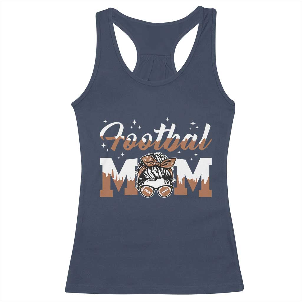 Football Mom Life Racerback Tank Top Sports Fan Gift For Women - Wonder Print Shop