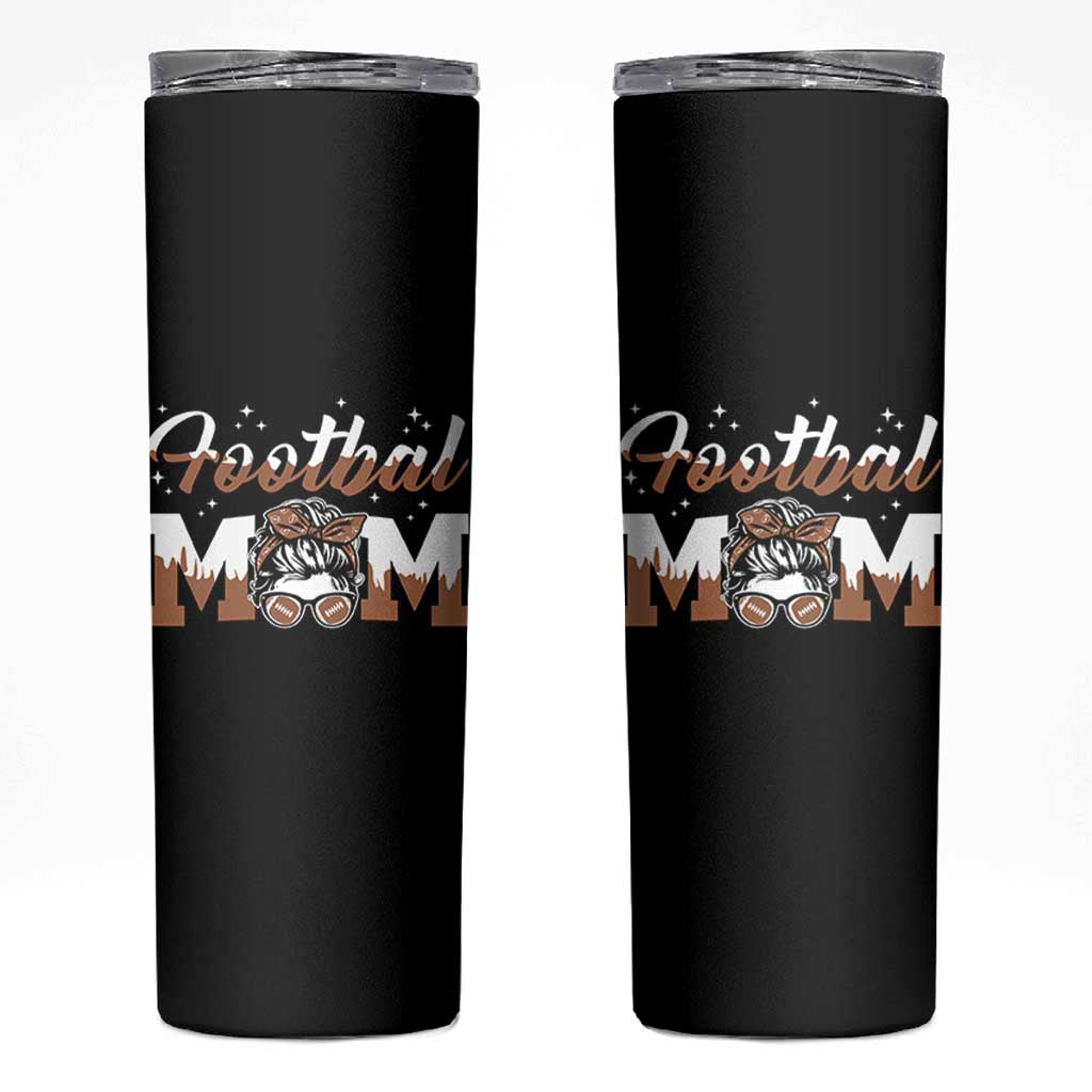 Football Mom Life Skinny Tumbler Sports Fan Gift For Women - Wonder Print Shop