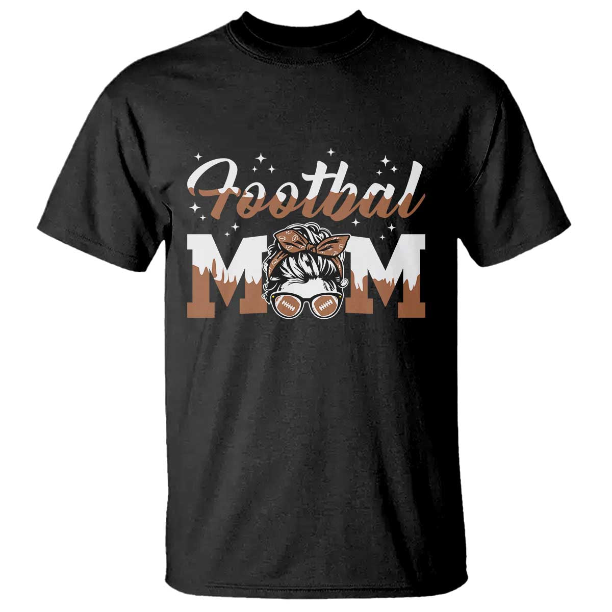 Football Mom Life T Shirt Sports Fan Gift For Women - Wonder Print Shop