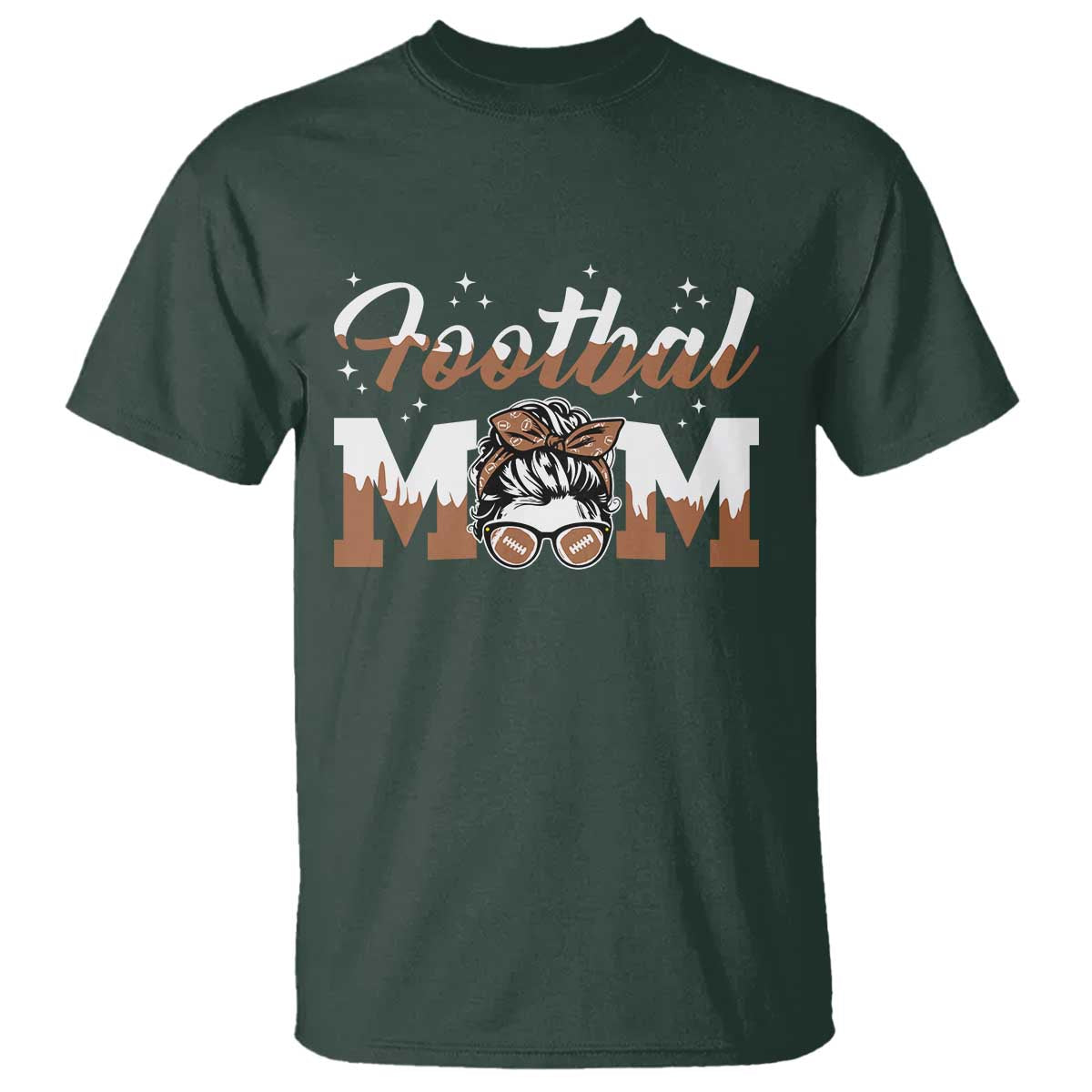 Football Mom Life T Shirt Sports Fan Gift For Women - Wonder Print Shop