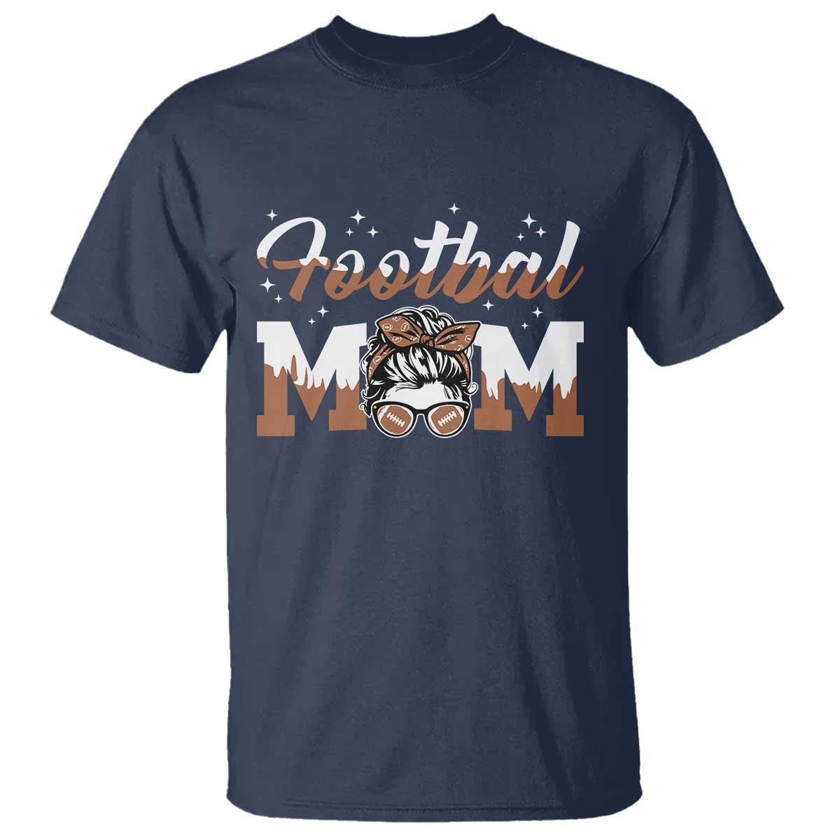 Football Mom Life T Shirt Sports Fan Gift For Women - Wonder Print Shop