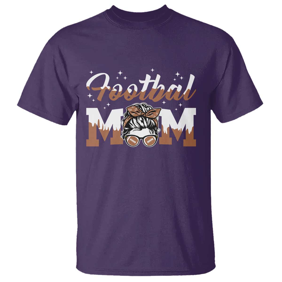 Football Mom Life T Shirt Sports Fan Gift For Women - Wonder Print Shop