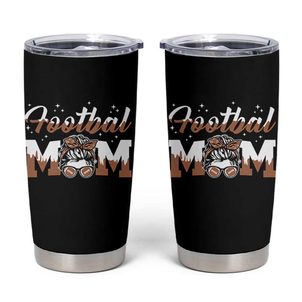 Football Mom Life Tumbler Cup Sports Fan Gift For Women - Wonder Print Shop