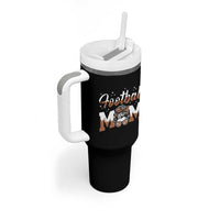 Football Mom Life Tumbler With Handle Sports Fan Gift For Women - Wonder Print Shop
