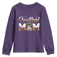 Football Mom Life Youth Sweatshirt Sports Fan Gift For Women - Wonder Print Shop