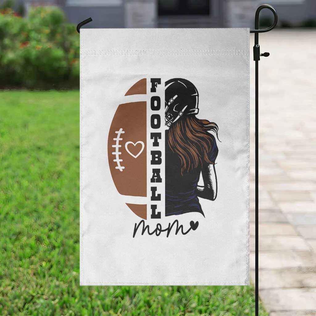 Proud Football Mom Garden Flag Game Day Supporter Gift - Wonder Print Shop
