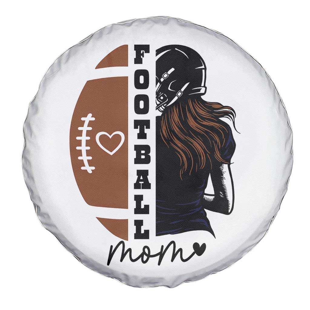 Proud Football Mom Spare Tire Cover Game Day Supporter Gift - Wonder Print Shop