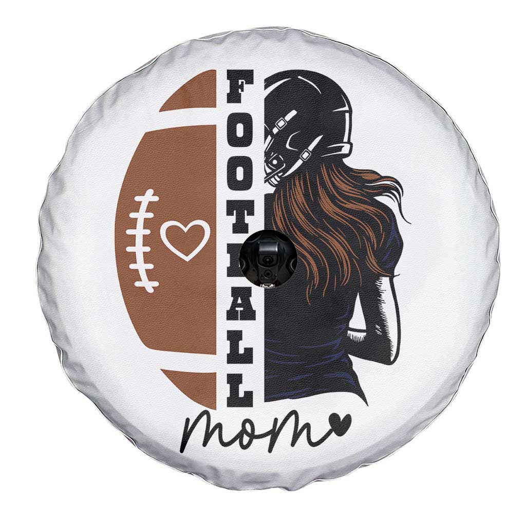 Proud Football Mom Spare Tire Cover Game Day Supporter Gift - Wonder Print Shop