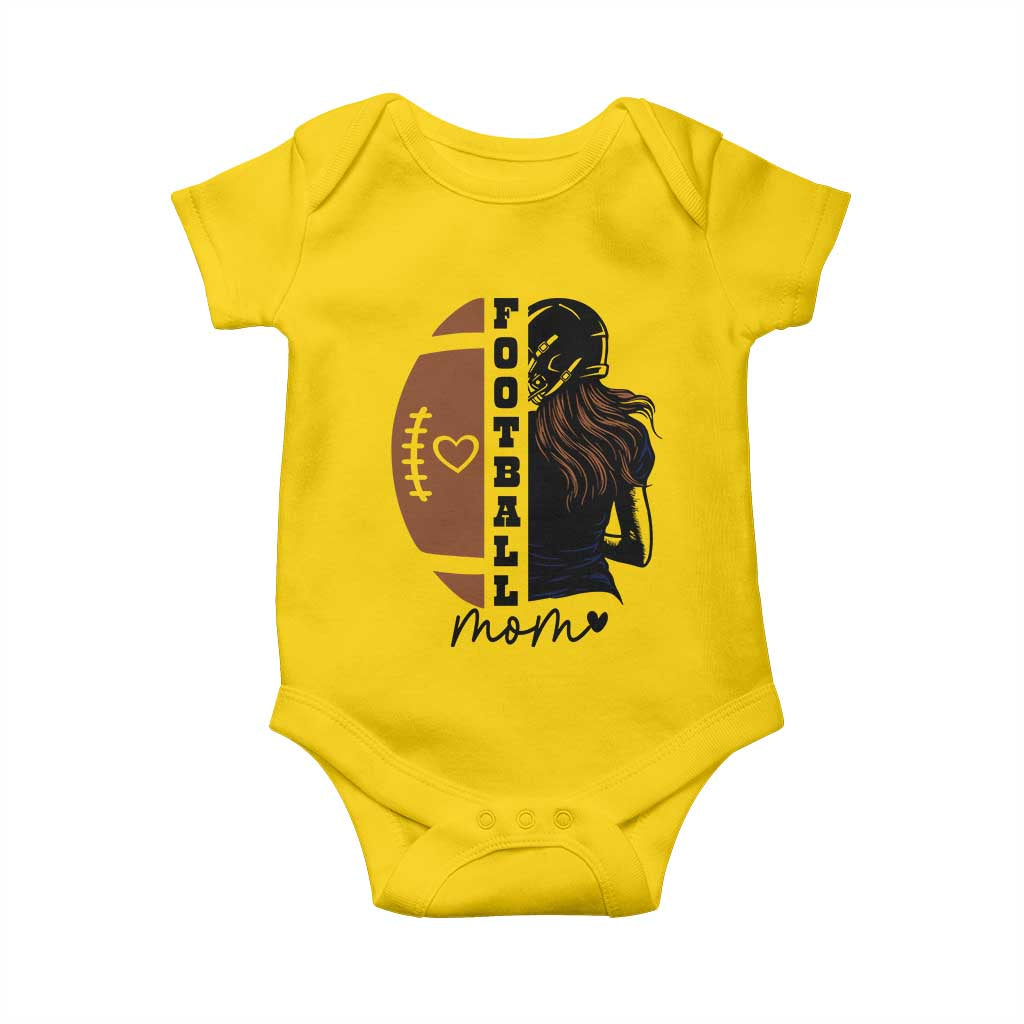 Proud Football Mom Baby Onesie Game Day Supporter Gift - Wonder Print Shop