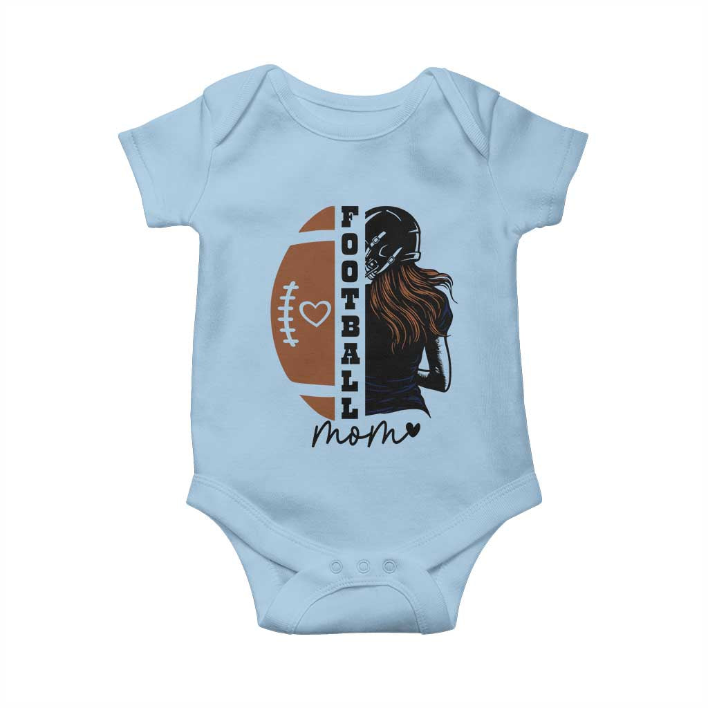 Proud Football Mom Baby Onesie Game Day Supporter Gift - Wonder Print Shop