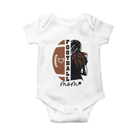 Proud Football Mom Baby Onesie Game Day Supporter Gift - Wonder Print Shop
