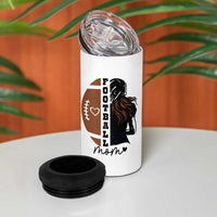 Proud Football Mom 4 in 1 Can Cooler Tumbler Game Day Supporter Gift - Wonder Print Shop
