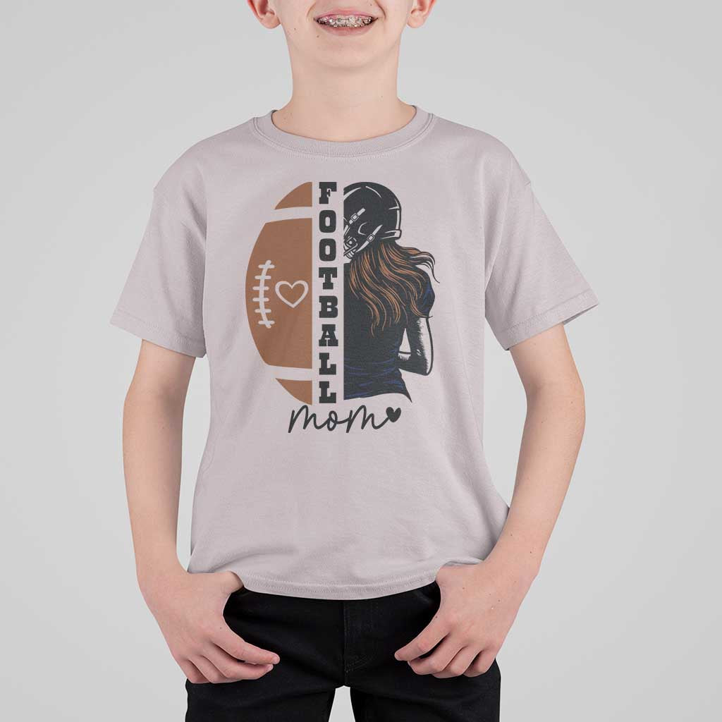 Proud Football Mom T Shirt For Kid Game Day Supporter Gift - Wonder Print Shop