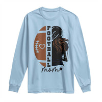 Proud Football Mom Long Sleeve Shirt Game Day Supporter Gift - Wonder Print Shop