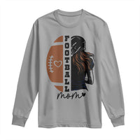 Proud Football Mom Long Sleeve Shirt Game Day Supporter Gift - Wonder Print Shop