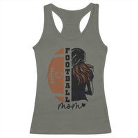 Proud Football Mom Racerback Tank Top Game Day Supporter Gift - Wonder Print Shop