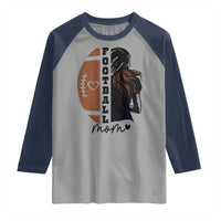 Proud Football Mom Raglan Shirt Game Day Supporter Gift - Wonder Print Shop