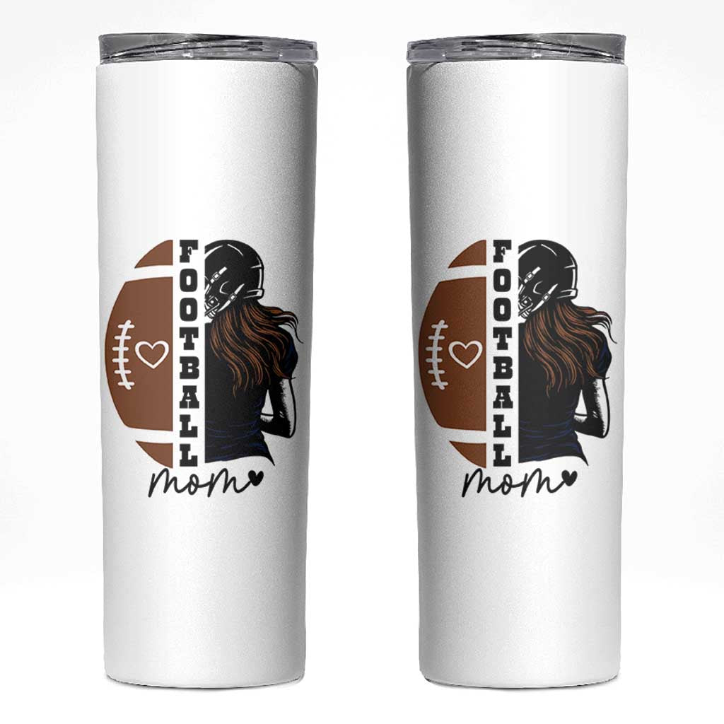 Proud Football Mom Skinny Tumbler Game Day Supporter Gift - Wonder Print Shop