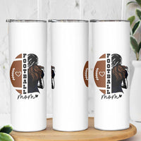 Proud Football Mom Skinny Tumbler Game Day Supporter Gift - Wonder Print Shop