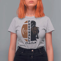 Proud Football Mom T Shirt For Women Game Day Supporter Gift - Wonder Print Shop