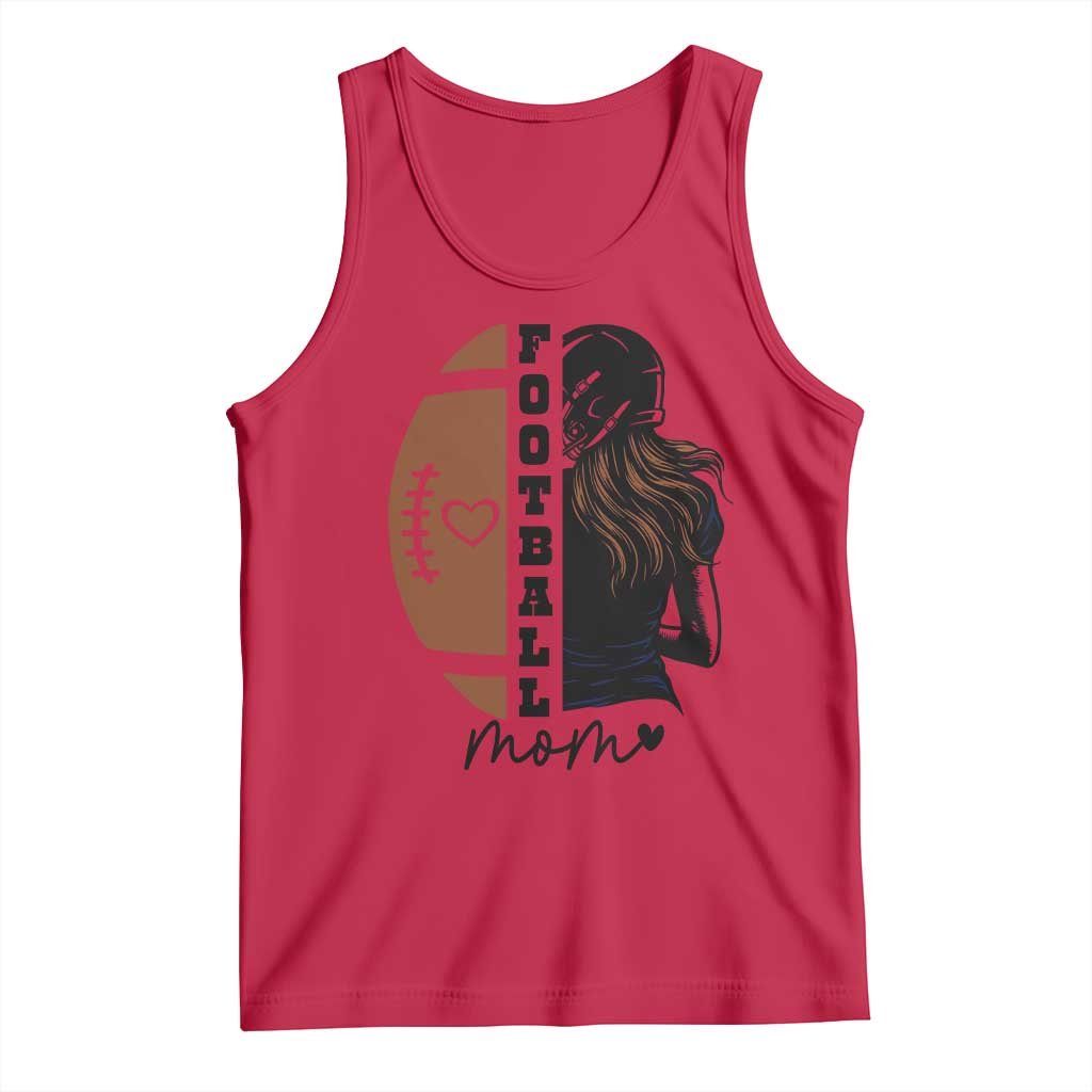 Proud Football Mom Tank Top Game Day Supporter Gift - Wonder Print Shop