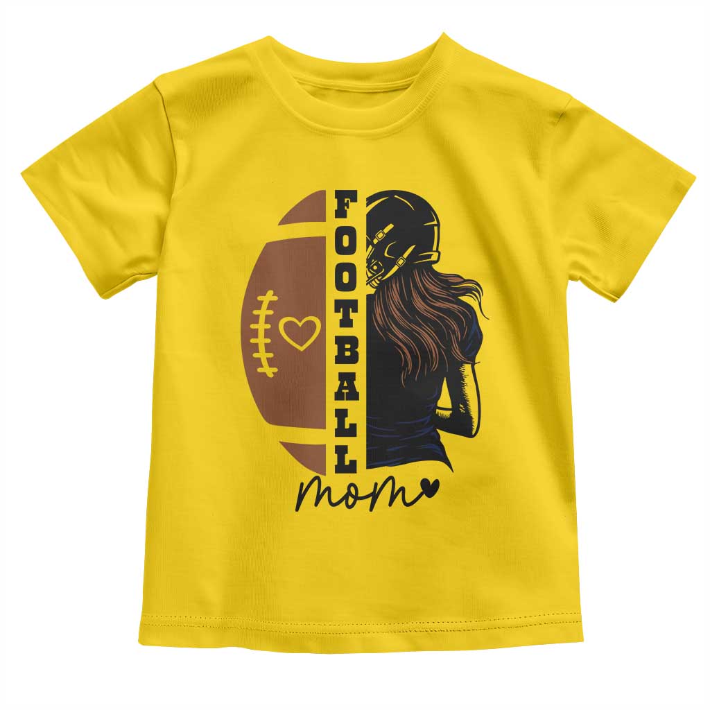 Proud Football Mom Toddler T Shirt Game Day Supporter Gift - Wonder Print Shop