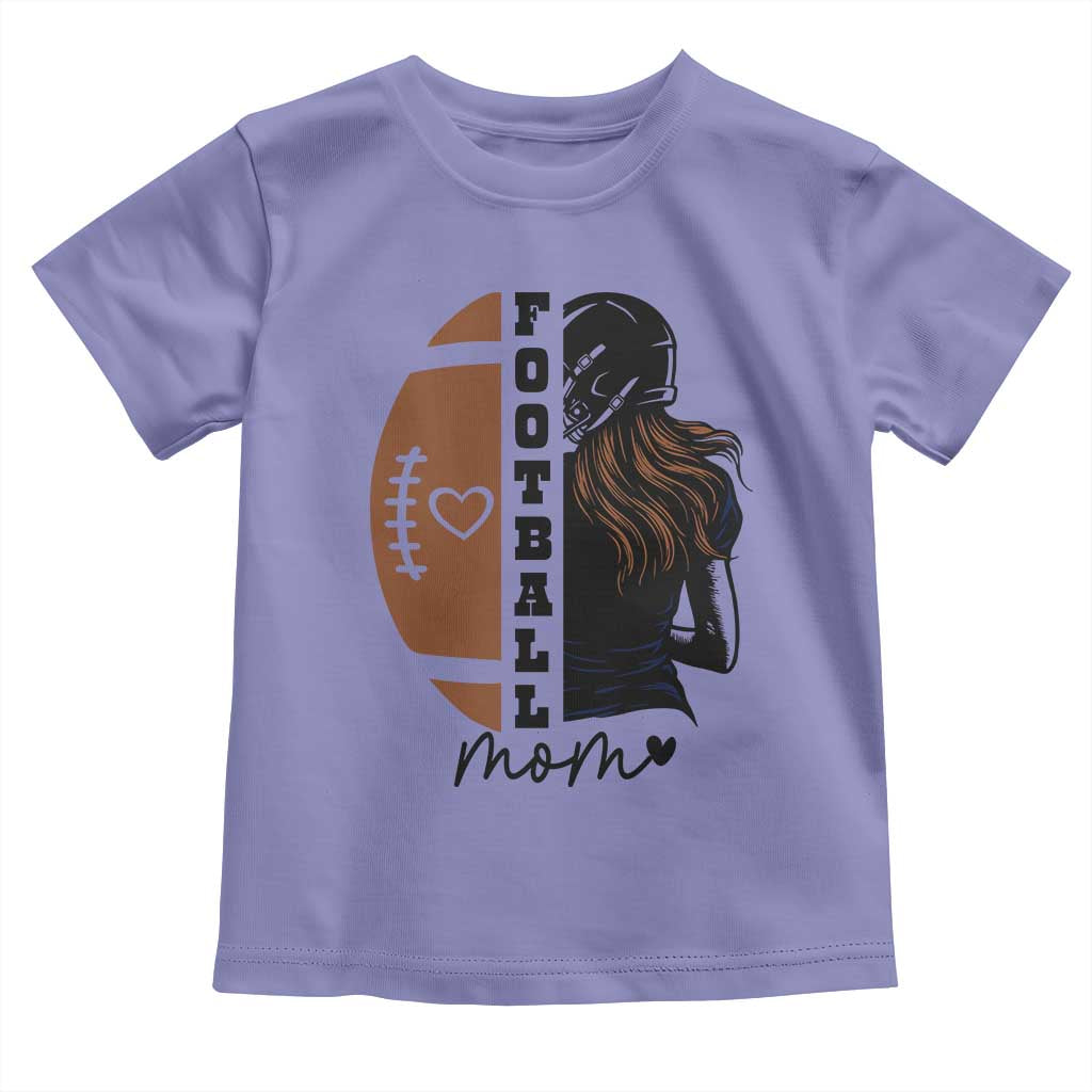 Proud Football Mom Toddler T Shirt Game Day Supporter Gift - Wonder Print Shop