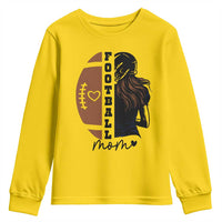 Proud Football Mom Youth Sweatshirt Game Day Supporter Gift - Wonder Print Shop