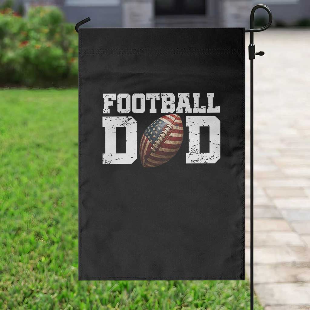 Football Dad Garden Flag Sports Fan Gift For Men - Wonder Print Shop