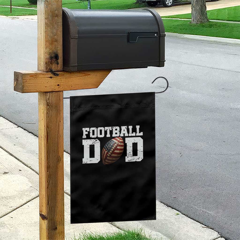 Football Dad Garden Flag Sports Fan Gift For Men - Wonder Print Shop