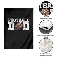 Football Dad Garden Flag Sports Fan Gift For Men - Wonder Print Shop