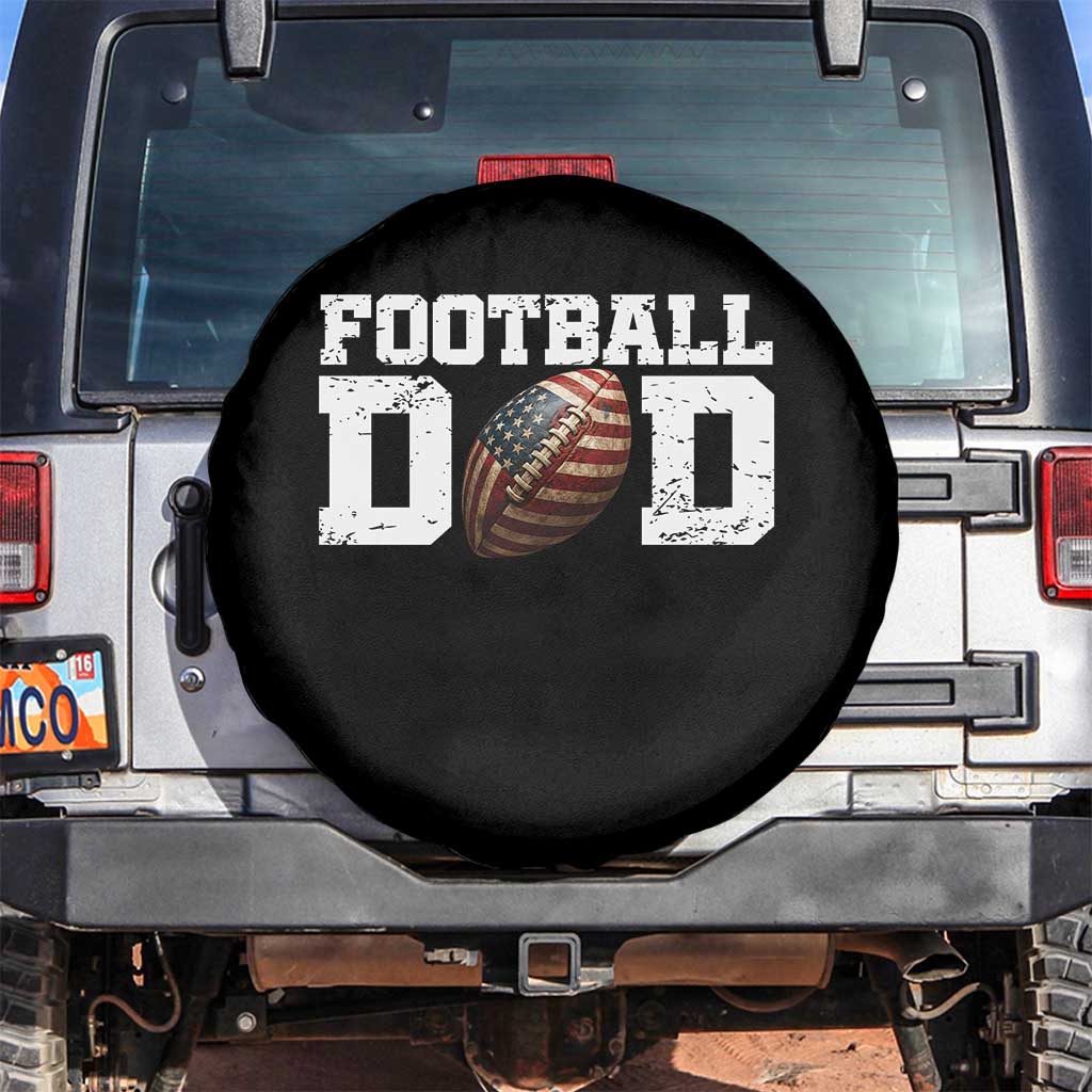 Football Dad Spare Tire Cover Sports Fan Gift For Men - Wonder Print Shop