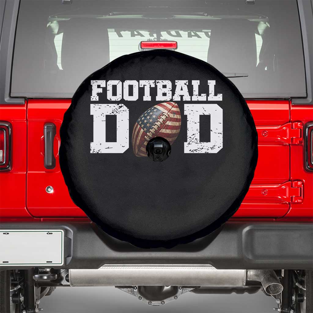 Football Dad Spare Tire Cover Sports Fan Gift For Men - Wonder Print Shop