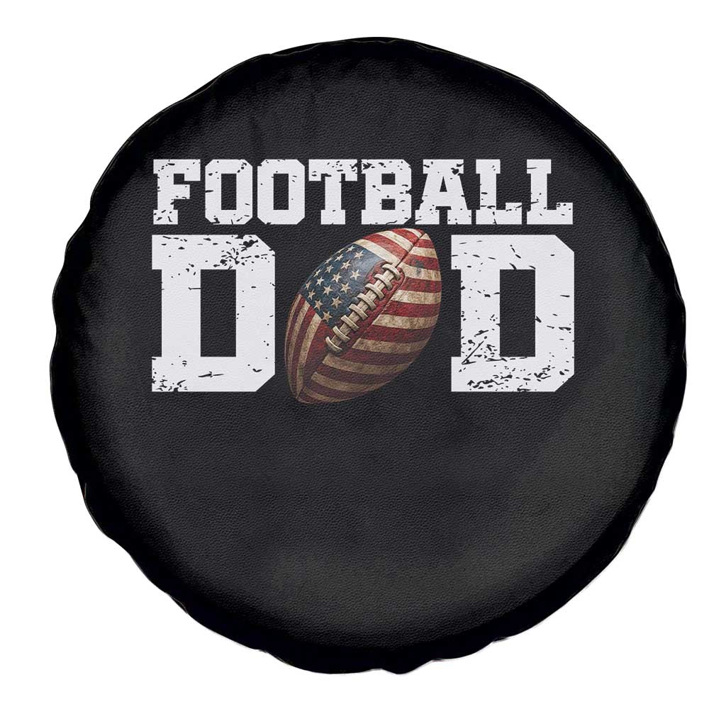 Football Dad Spare Tire Cover Sports Fan Gift For Men - Wonder Print Shop