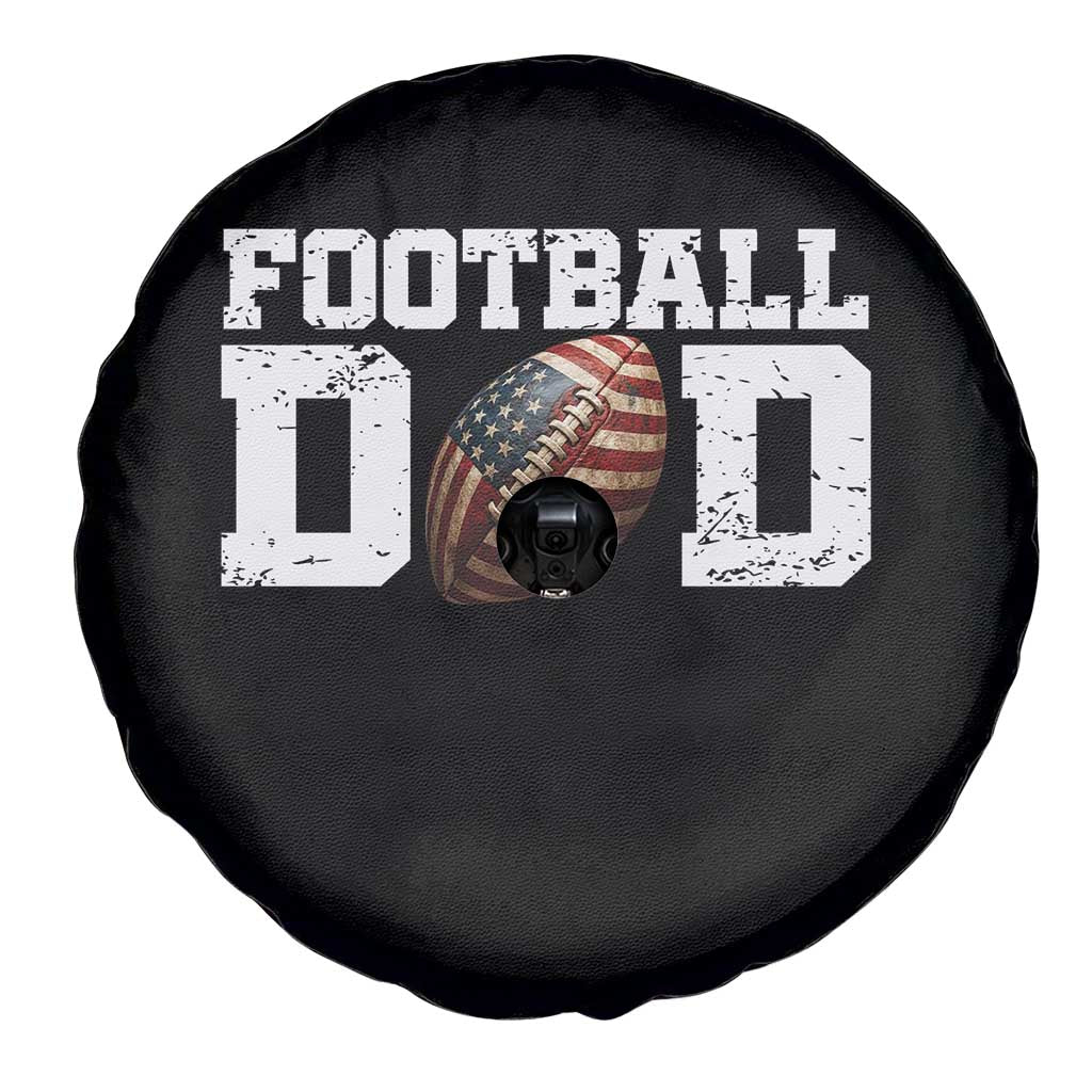 Football Dad Spare Tire Cover Sports Fan Gift For Men - Wonder Print Shop