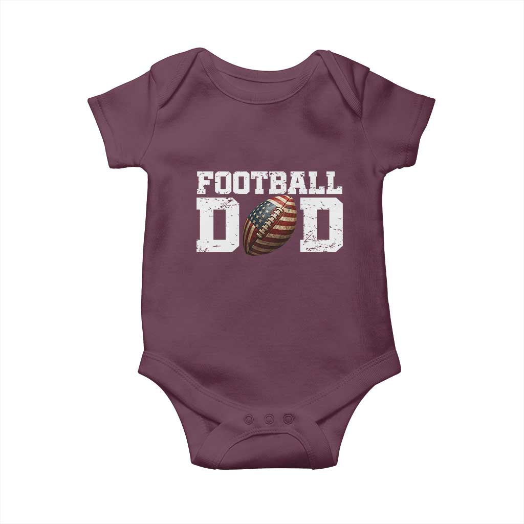 Football Dad Baby Onesie Sports Fan Gift For Men - Wonder Print Shop