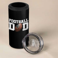 Football Dad 4 in 1 Can Cooler Tumbler Sports Fan Gift For Men - Wonder Print Shop