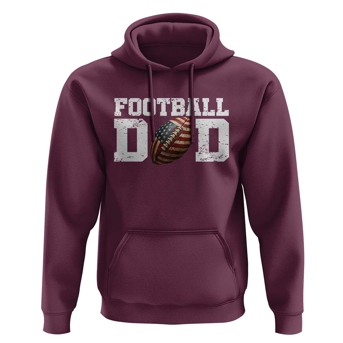 Football Dad Hoodie Sports Fan Gift For Men - Wonder Print Shop