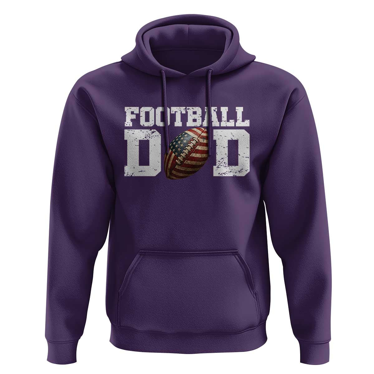 Football Dad Hoodie Sports Fan Gift For Men - Wonder Print Shop